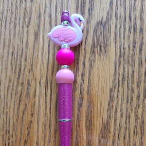 Flamingo Beaded Pens