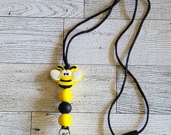 Bumble bee lanyard