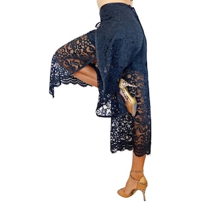 Tango Pants, Black Lace Pants, Infinite Pants, Harem Pants, Dance Pants, Palazzo Pants