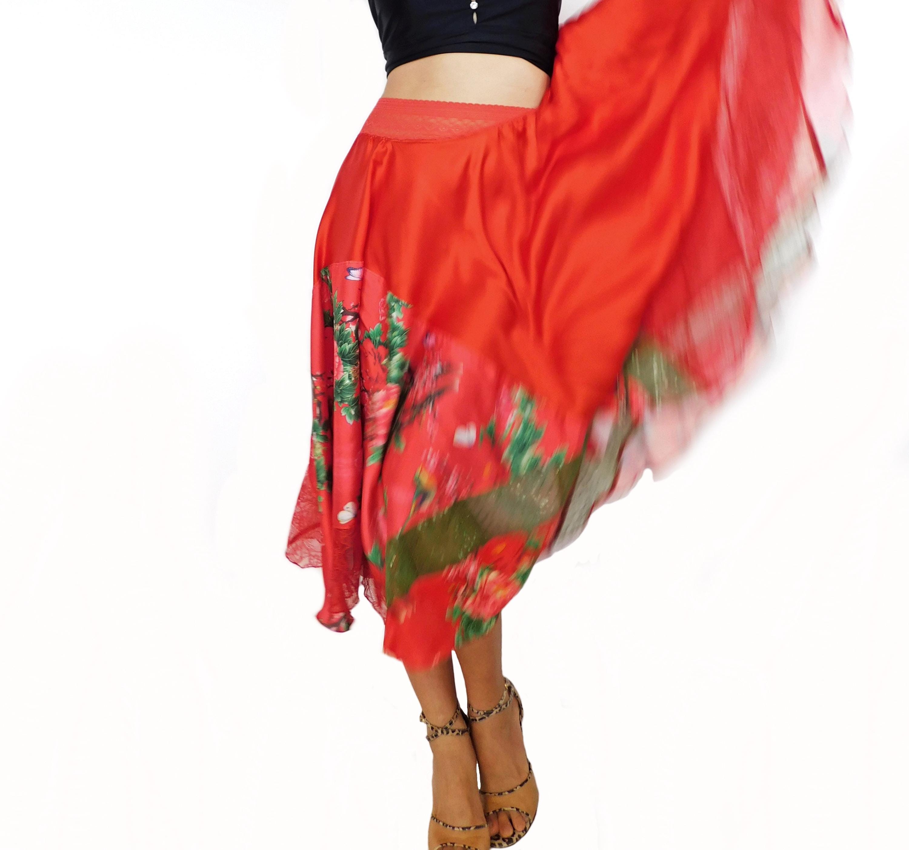 Jupe Ghagra brodée Kutchi | Miroir du Rajasthan, Navratri