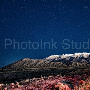 Snowy Sadia Mountains under the Stars #1
