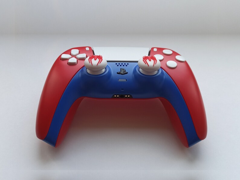 Spider Theme Dualsense Custom Modded With New Housing Case and Rgb ...
