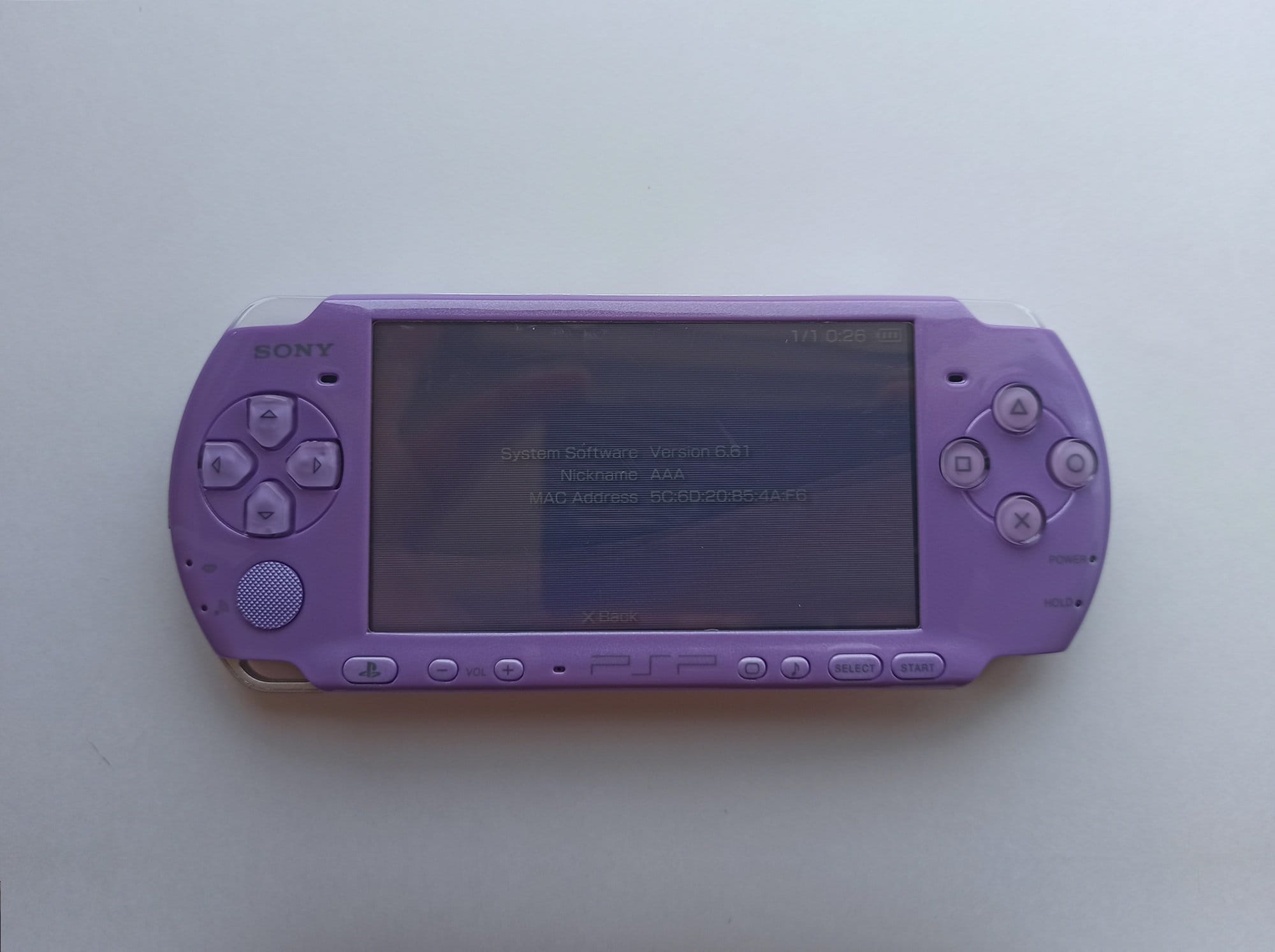 Custom PSP Console Modded With New Purple Housing Shell Sony Play
