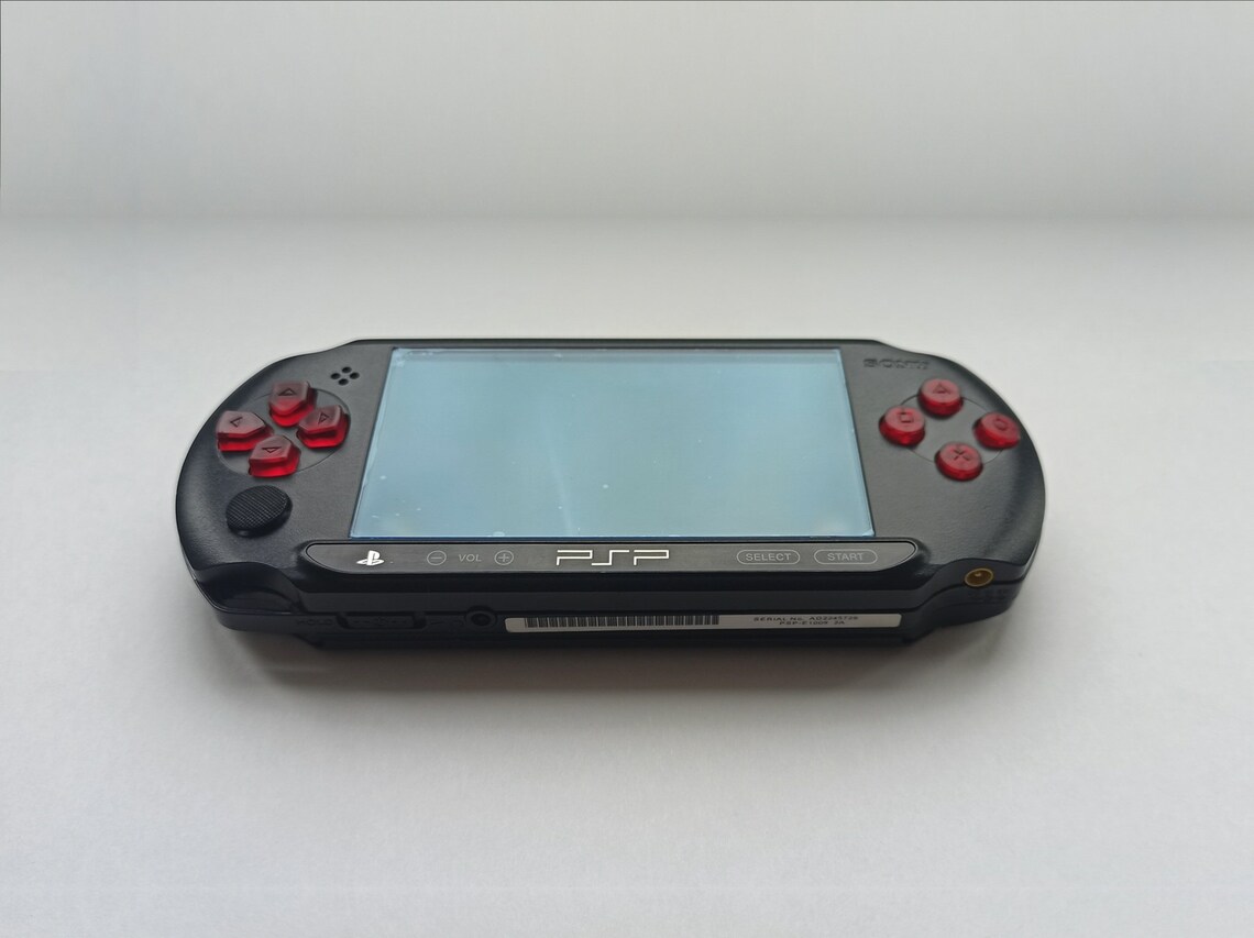 Black Sony PSP Street E1000 Console Good Condition Custom Etsy