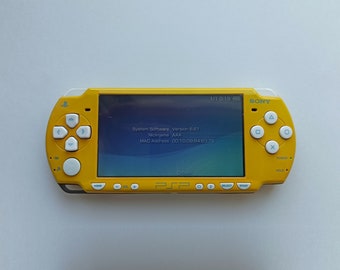 Custom PSP console modded with new Simpsons theme  housing shell sony play station portable 2000