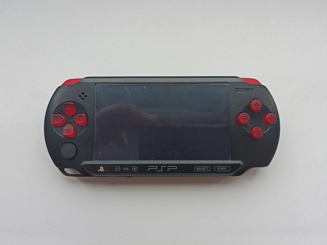 Black Sony PSP Street E1000 Console Good Condition Custom Etsy