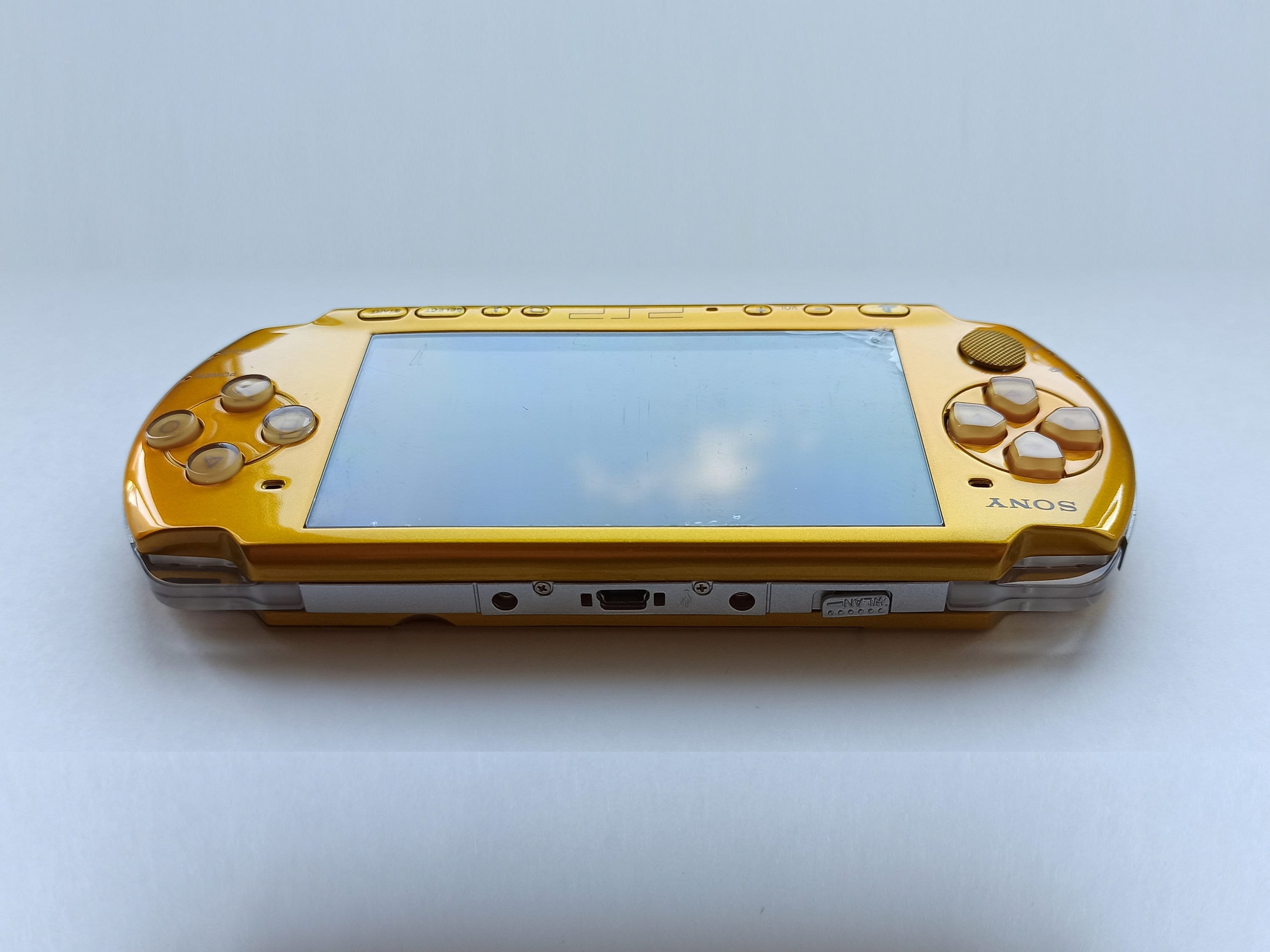 Custom PSP Console Modded With New Clear Orange Housing Shell Sony Play  Station Portable 3000 