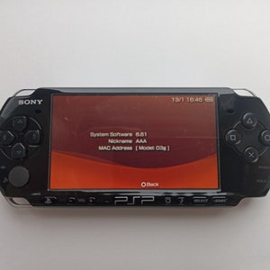 Custom PSP console modded with new Winning Eleven theme housing shell sony play station portable 3000