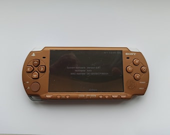 Custom PSP console modded with new Monster Hunter theme  housing shell sony play station portable 2000