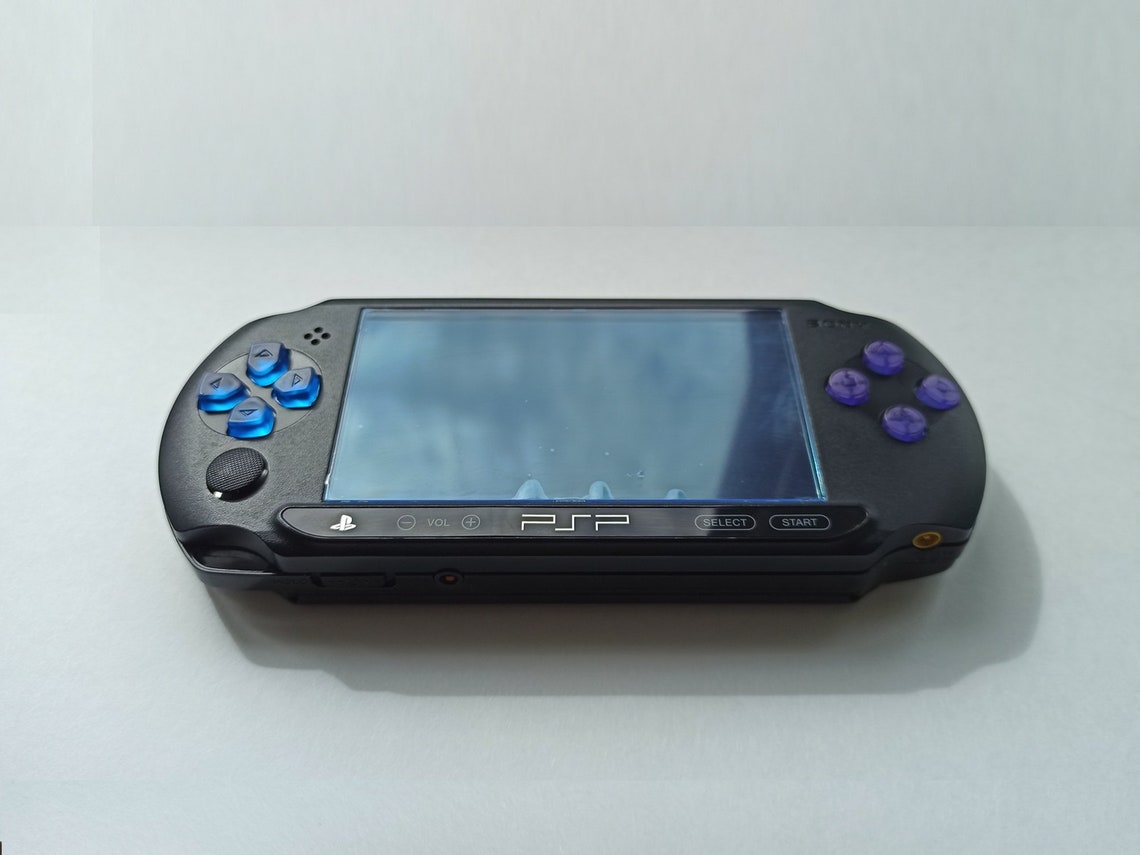 Black Sony PSP Street E1000 console good condition custom Etsy