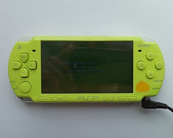 Custom PSP console modded with new LocoRoco theme housing shell sony play station portable 2000