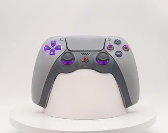 DualSense PS5 Controller custom modded TRM Hall effect joysticks rgb bluetooth controled led lights Sony PlayStation 5