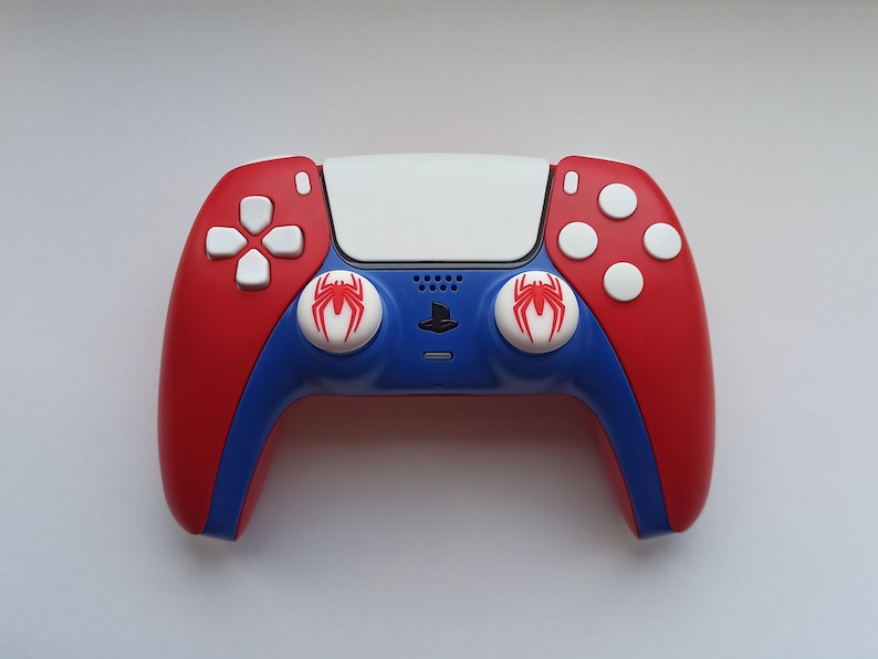 Spider Theme Dualsense Custom Modded With New Housing Case and Rgb ...