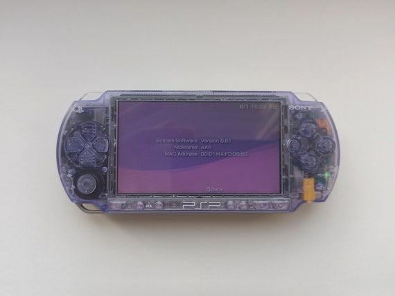 Transparent Purple Sony PSP Mint Condition Custom - Etsy