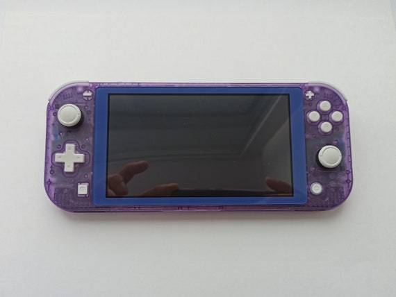 Custom Clear Purple Nintendo Switch Lite Console New Housing