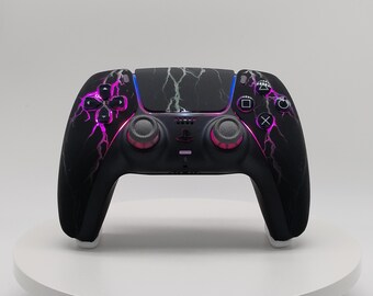 DualSense PS5 Controller custom modded TRM Hall effect joysticks rgb led lights Sony PlayStation 5 no stick drift