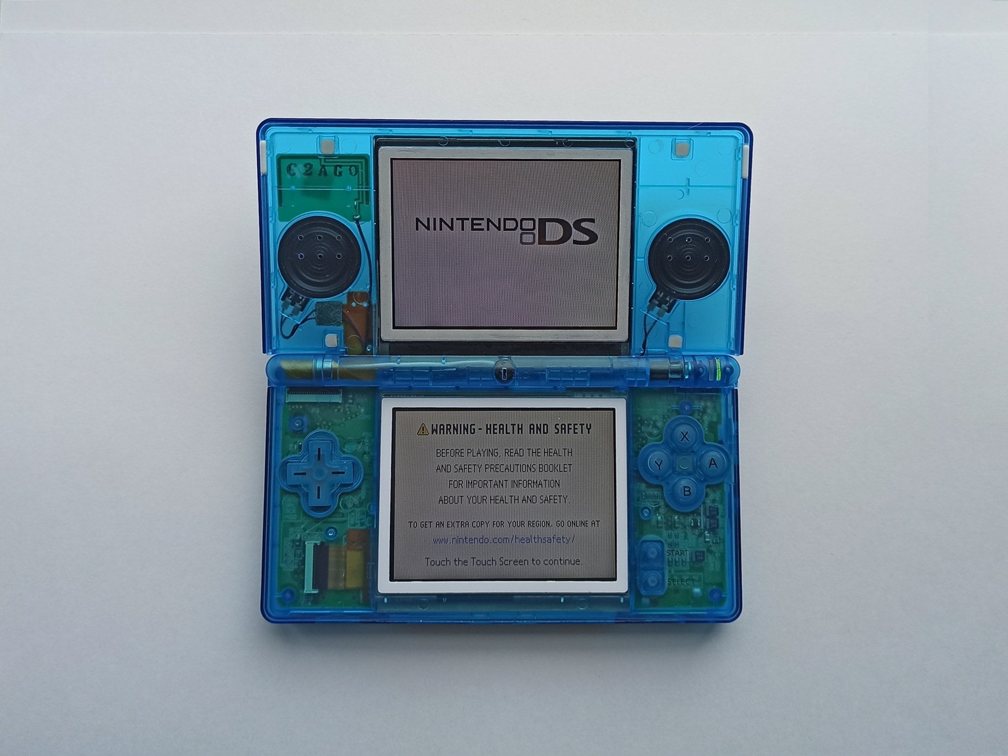 Nintendo DS Lite Console Custom Transparent Etsy