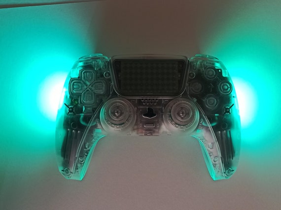 PS5 Controller Custom Green Shell & Buttons Kit Housing