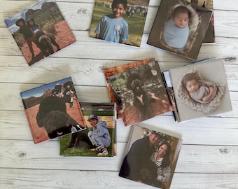 Personalized Gift - Custom Photo Magnets 2x2" | Gift for Couples| Holiday Gift | Custom Fridge Magnets | Birthday Gift