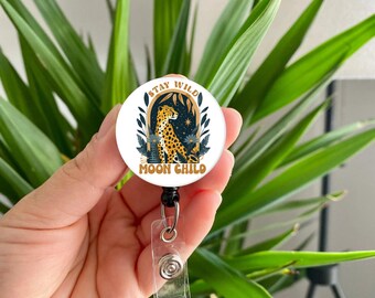 Wild Child Badge Reel Retractable