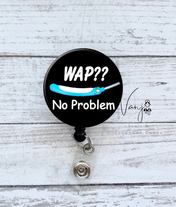 Purewick Funny Badge Reel Humor Retractable - Etsy