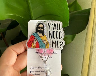 Good vibes/ You all need Jesus/ Humor  Badge reel
