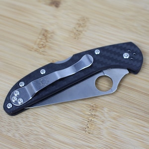 Spyderco Delica 4 Skinny Carbon Fiber Scales/Handles