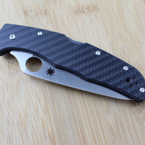 Spyderco Endura 4 Carbon Fiber Scales/Handles