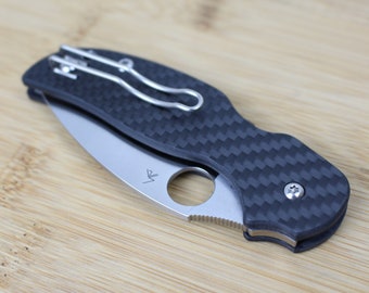 Casquillos y mangos ligeros de fibra de carbono Spyderco Sage 5