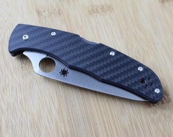 Spyderco Endura 4 Carbon Fiber Scales/Handles