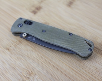 Benchmade Bugout 535 Micarta Scales/Handles
