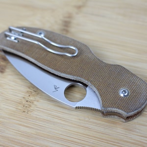 Spyderco Sage 5 Lightweight Micarta Scales/Handles