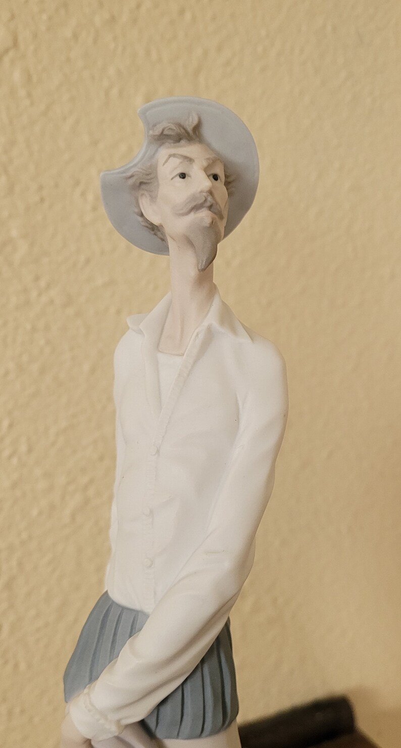 Lladro Don Quixote Figurine Standing W/ Sword 4854 Matte Etsy