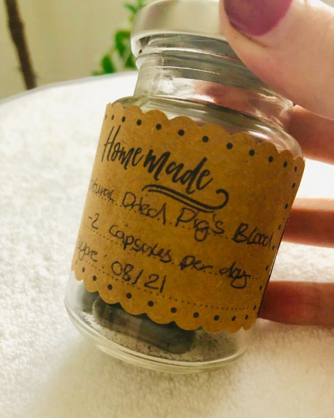 100 Natural Pigs Blood 30 Capsules Etsy