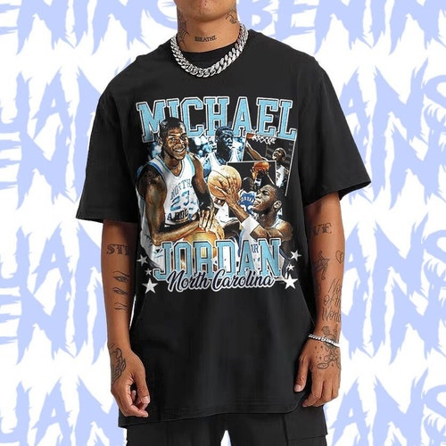 Michael Jordan UNC 90s Style Vintage 
