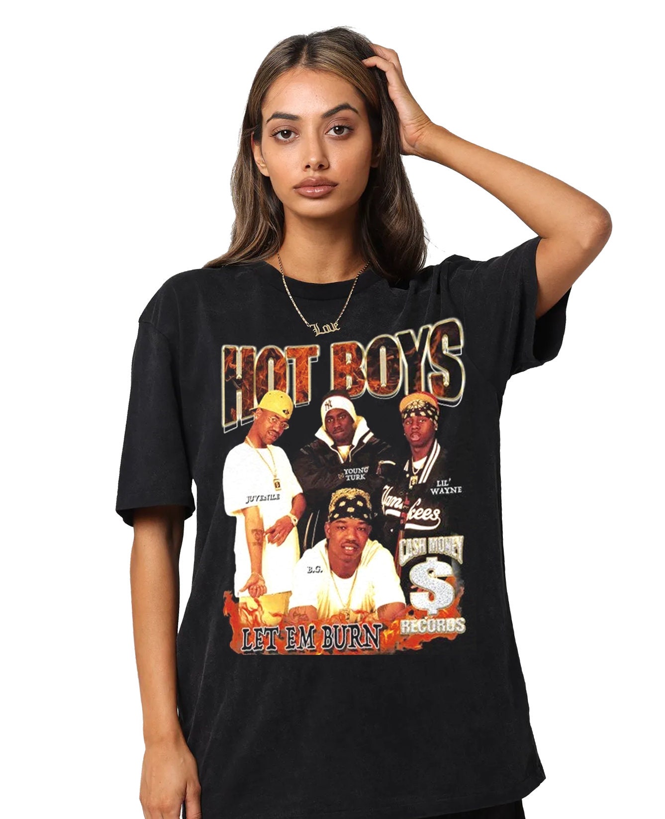 Hot Boys Shirt Vintage Rap Hip Hop Band 