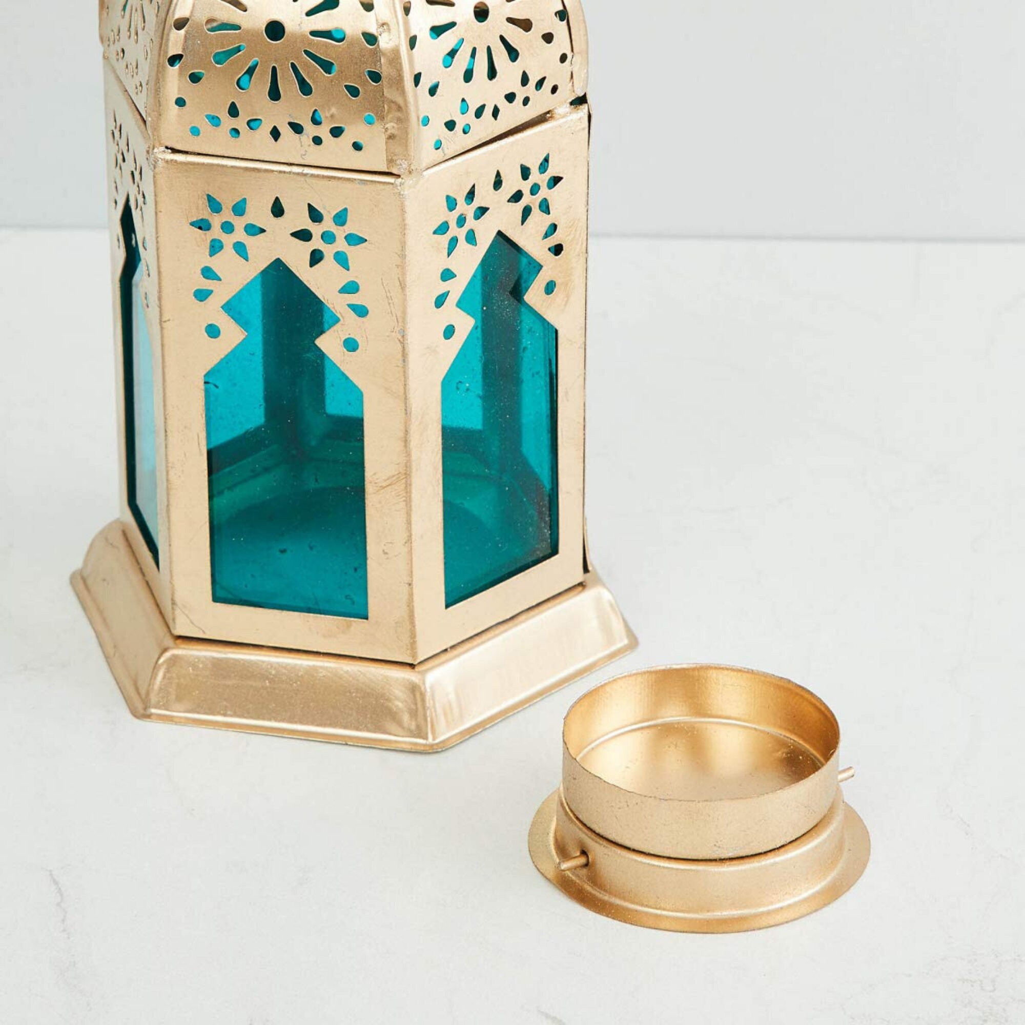 RAMADAN LANTERN Round Hanging Lantern Blue to Brighten up Etsy
