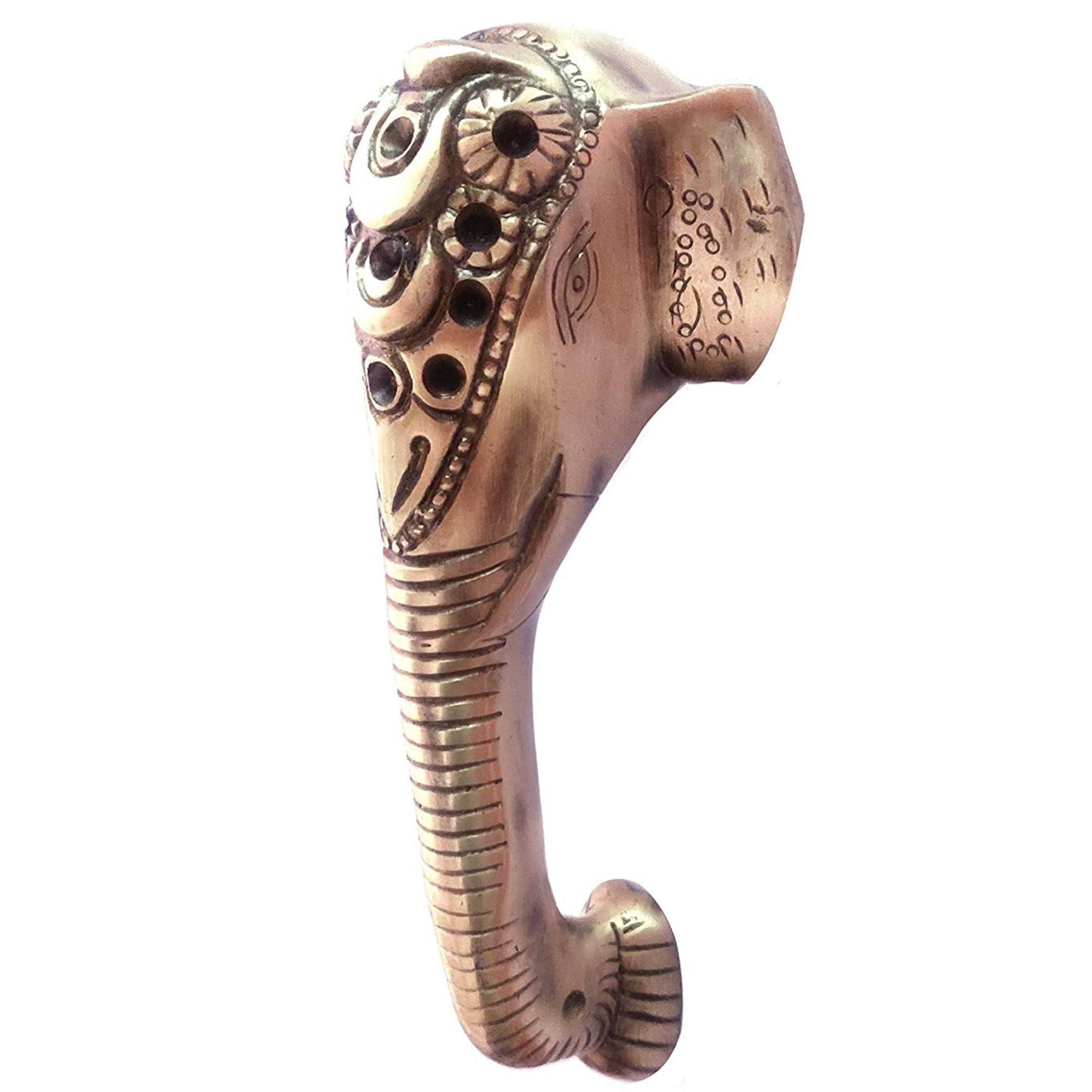 HANDMADE DOOR HANDLE Antique Brass Door Handle Royal Elephant Etsy