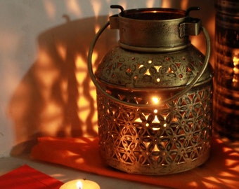 VINTAGE TEALIGHT LANTERN | Burni Diya/T-Light Holder | Cone Incese Burner/Holder for Home & Mom