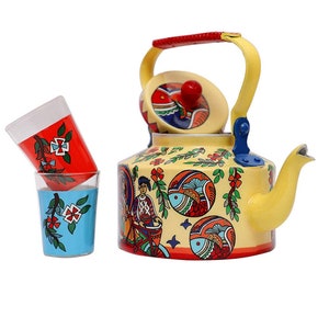 HANDMADE TEA POT Or Tea Kettle Set For Decoraton & House Warming Party Gift