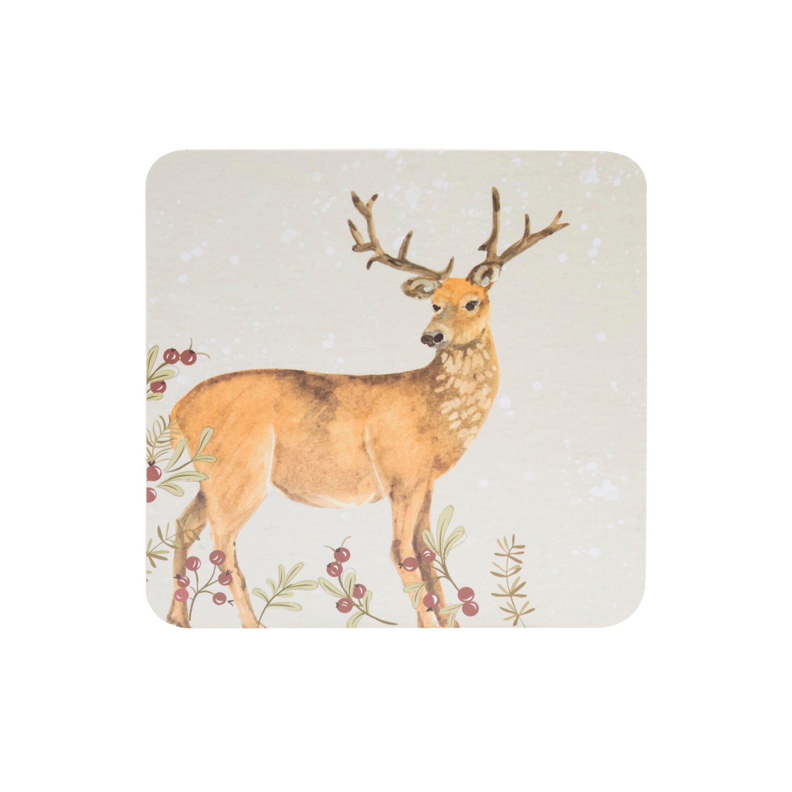 8 Piece Set of 4 Stag Cork Backed Placemats & Coasters Stag Etsy