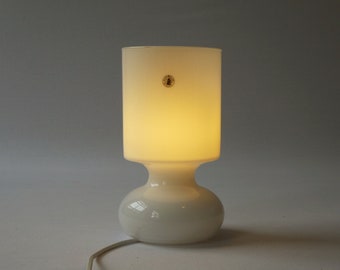 Witte Vintage Mushroom Ikea Lamp, Lykta Model Handgemaakte Glazen Tafellamp, Bureaulamp