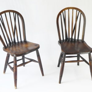 Six-stick Comb Back Stick Chair Walnut - Etsy