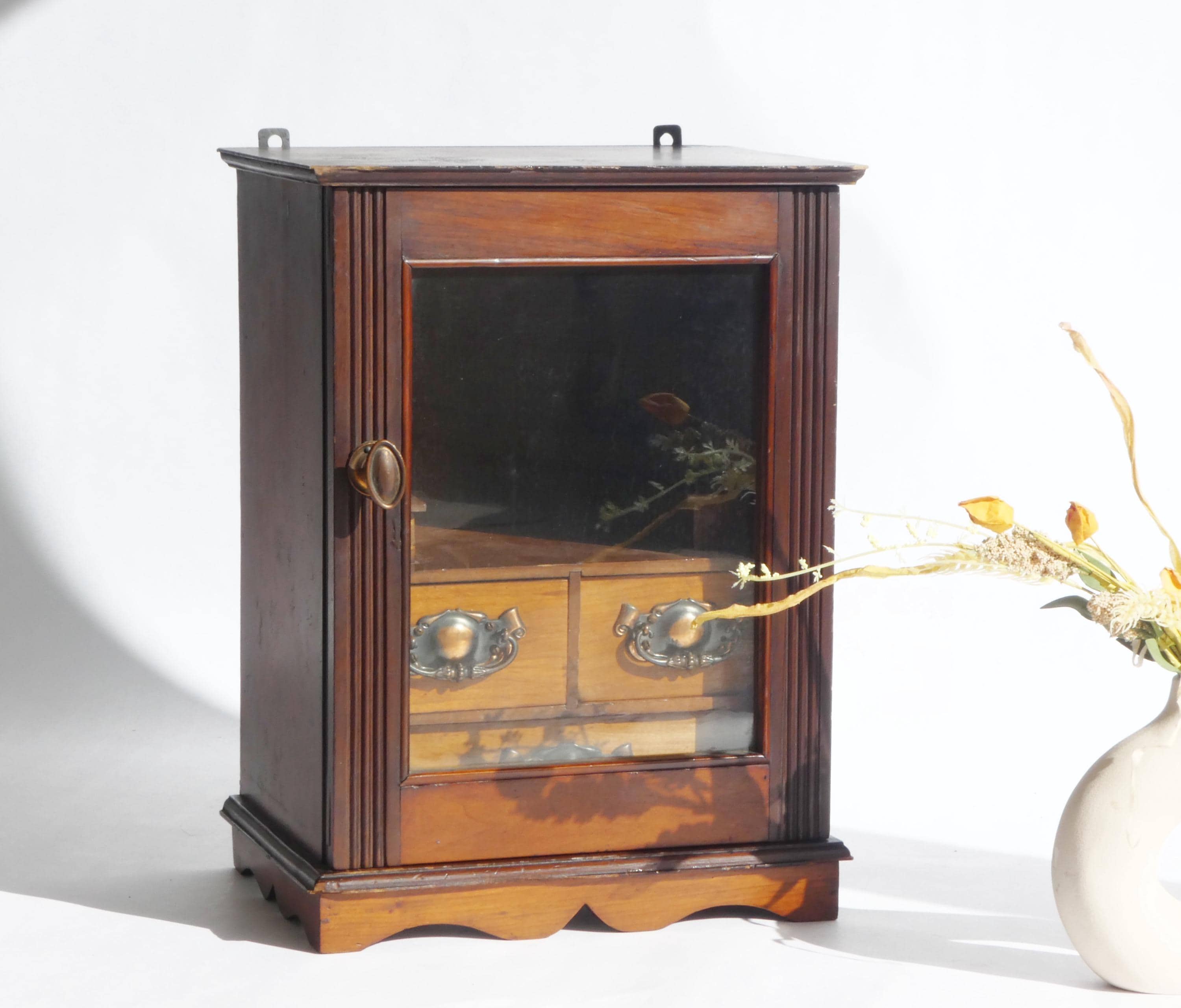Antique humidor cabinet - Etsy 日本