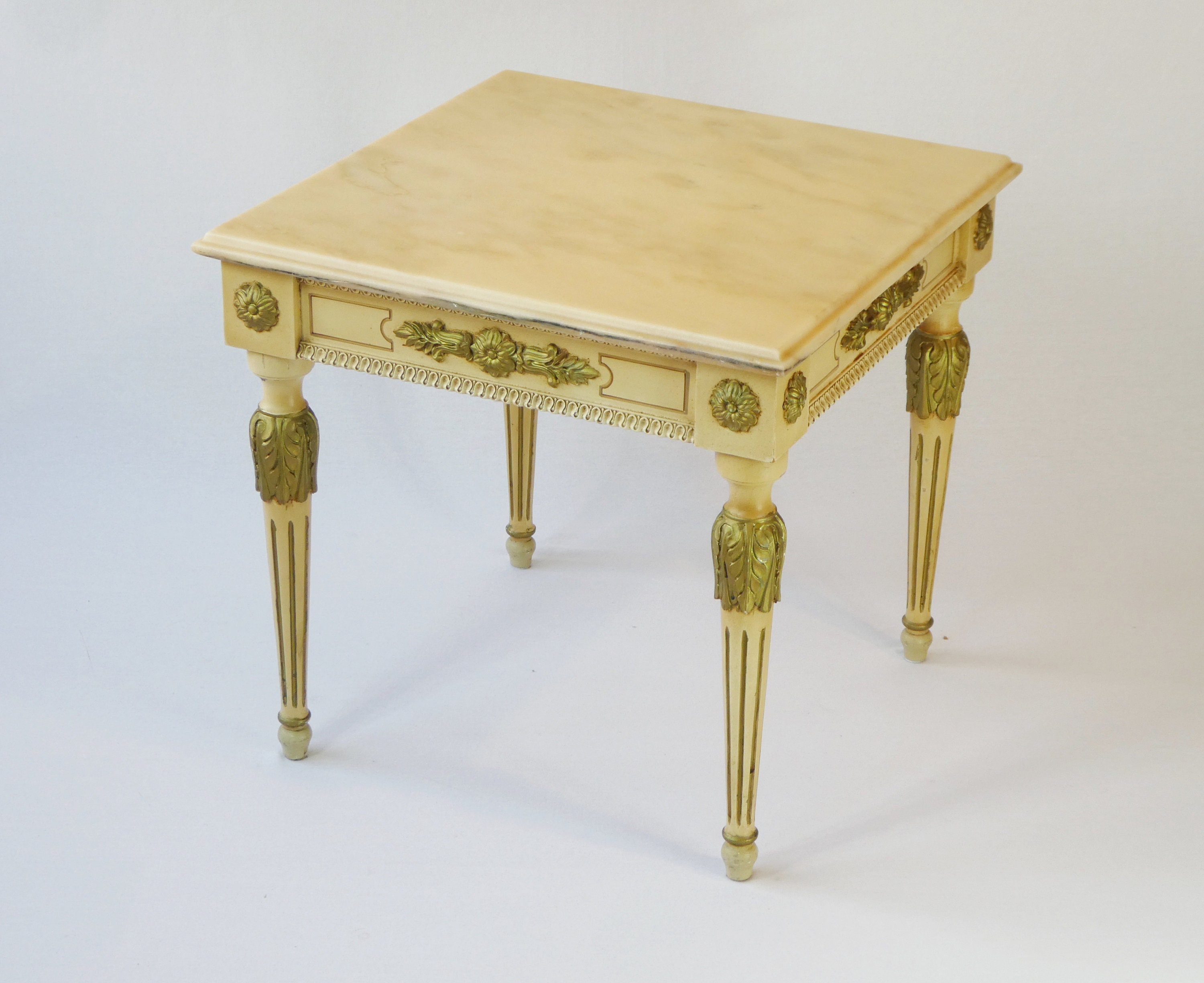 Vintage marble 2024 top table