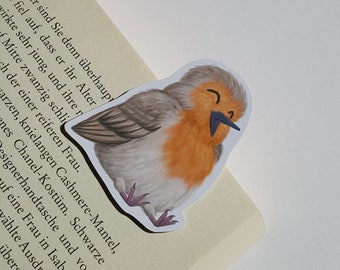 Magnetisches Lesezeichen Magnetic Bookmark Bird Cute Kawaii Animal Cute Bookworm