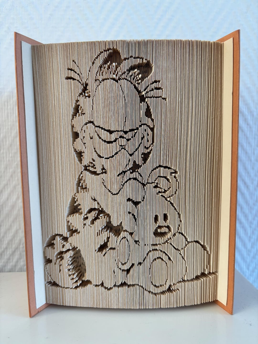Garfield Paper Patterns Garfield Book Folding Pattern, Cut & Fold (PDF Download) - Etsy