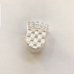 Croatia Charm Pendant Jewellery, Traditional Hrvatski Grb, Croatian Jewelry, European Bracelet, Necklace, Sterling Silver, Gift