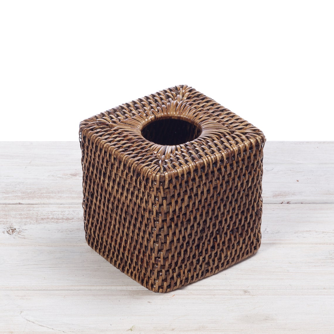 Rattan Square Tissue Box Cover Woven Tissue Box Cover L Etsy UK