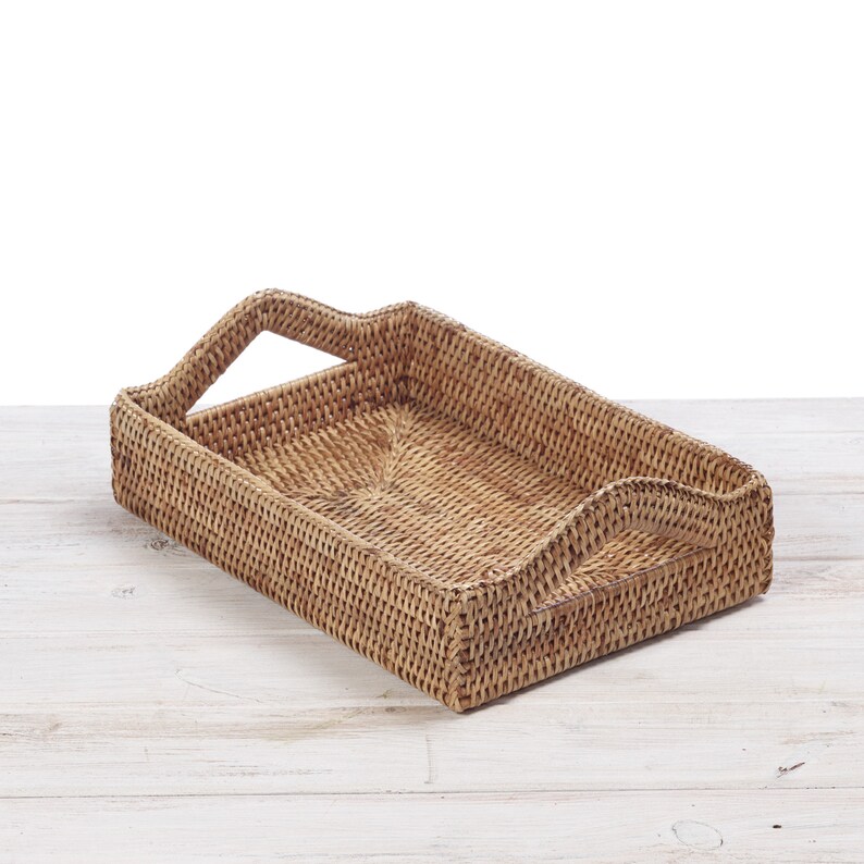 Rattan Tray Set of 3/ Rattan Small Tray Hand Woven in ...